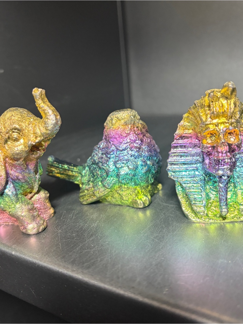 Bismuth crystal figurines (for one)